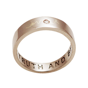 Love Peace Truth and Beauty, Personalised Rings - Click Image to Close